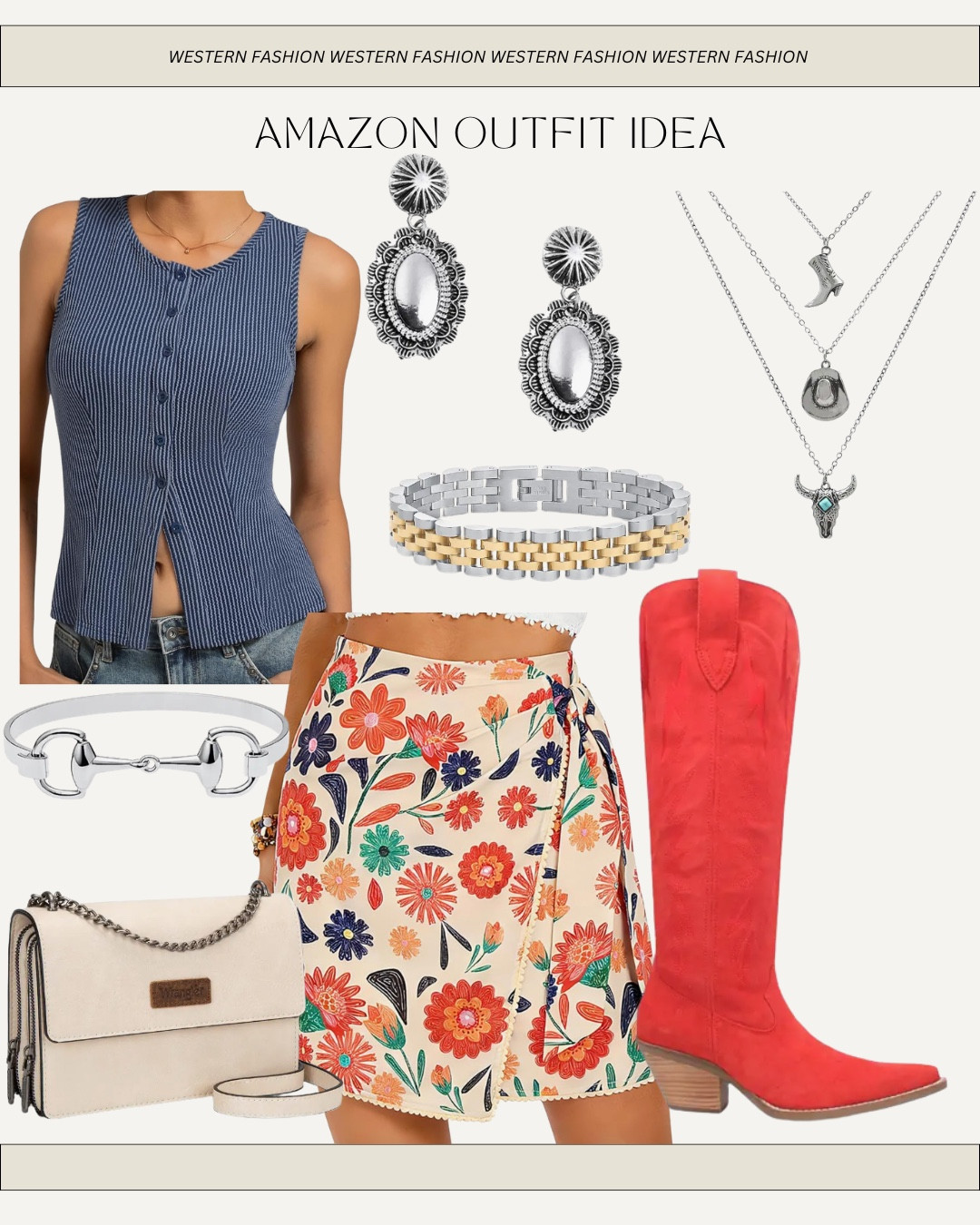 Western fashion - country concert outfit - cowgirl boots

#LTKgrwm #LTKootd