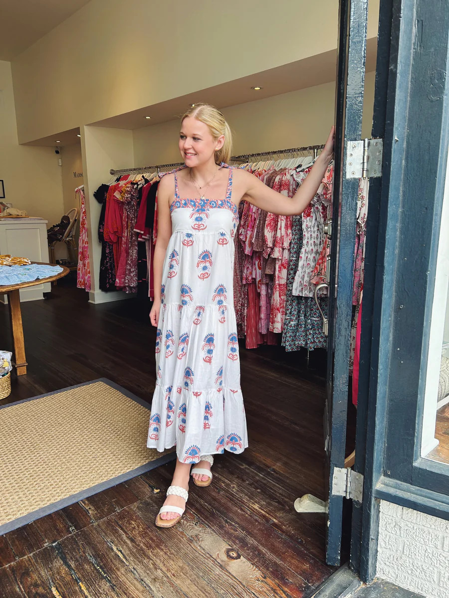 Allyson Maxi Dress Terracotta Milos | Madison Mathews