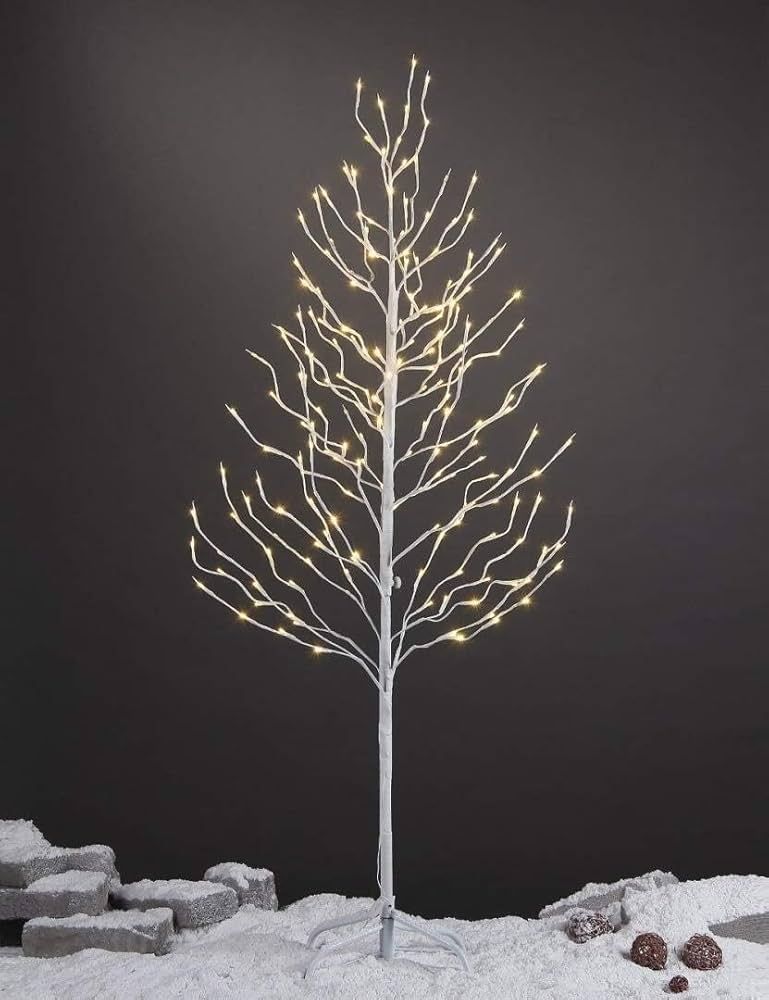 LIGHTSHARE 5FT 200L Lighted Star Light,Warm White Lighted Tree Decoration Light,Home/Festival/Par... | Amazon (US)