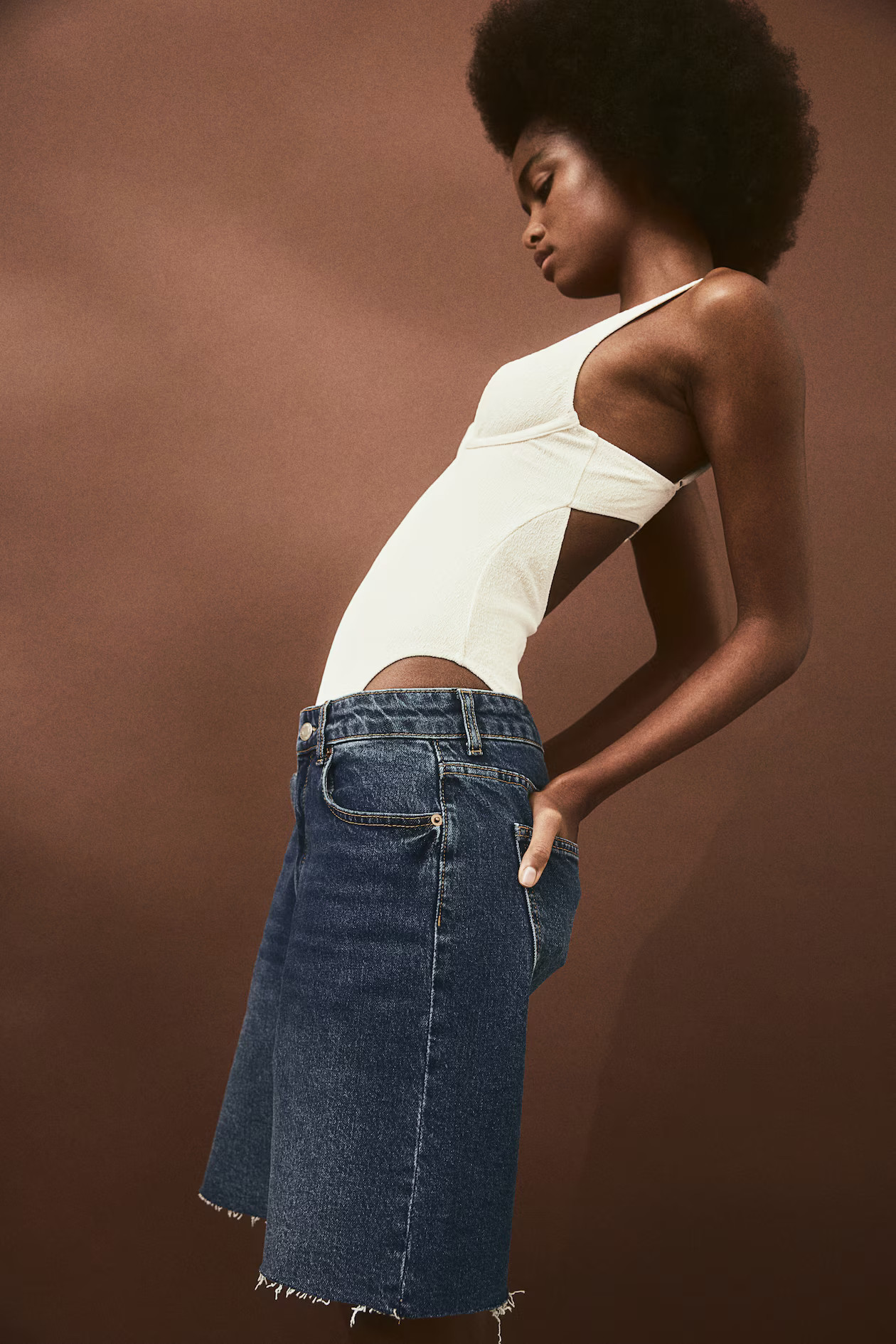 Denim Bermuda Shorts | H&M (US + CA)