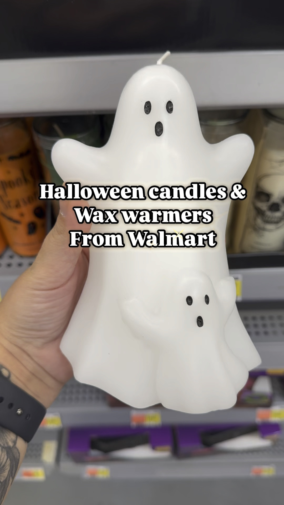 How cute are these Halloween candles and wax warmers from Walmart? There’s one I’d love to get my hands on but it’s sold out! Did you see the black haunted house wax warmer? 

Follow me for more Halloween, Christmas and seasonal content! 🎃🌲🎅🏼🦇💀🦃

#diyhomedecor #diydecor #falldecorations
#diyfalldecor #falldecoratingideas #fallhomedecor
#falldecorating #halloweendecor #diyhalloween #halloweendecoration #spookyseason #halloweendiy #halloweeniscoming #spookyseason #walmarthome #walmartfinds #iywyk 

#LTKVideo #LTKFallSale #LTKSeasonal