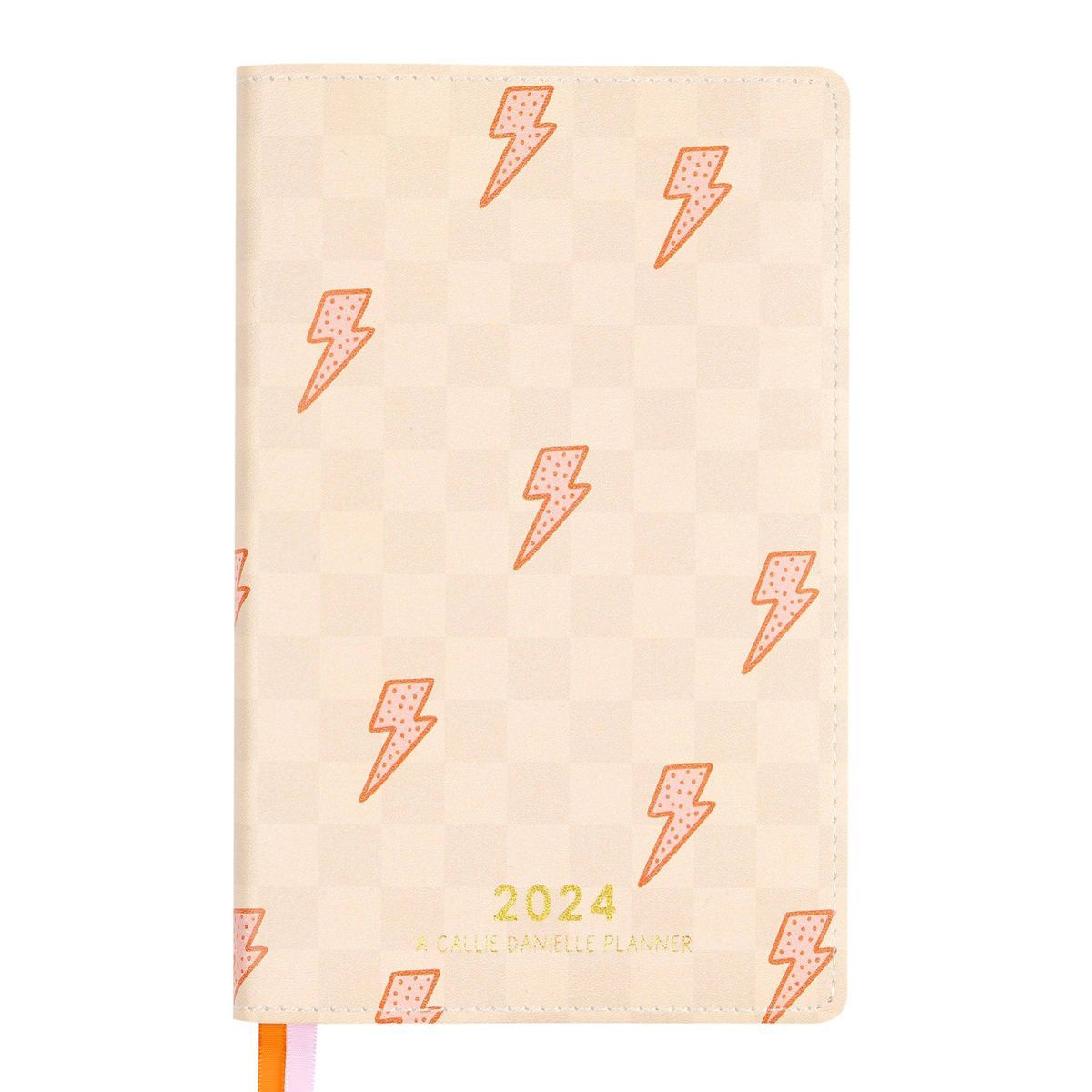 Callie Danielle 2024 Planner Weekly/Monthly Petite Checker/Lightning Bolt | Target