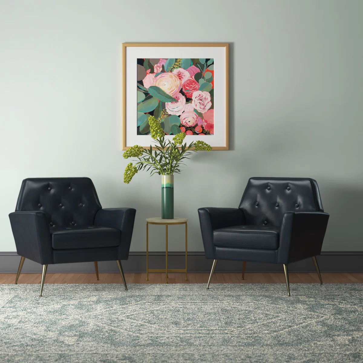 Johan Armchair With Tufted Back (Set of 2) | Wayfair North America