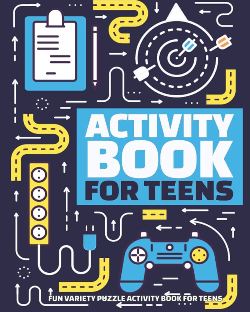 Fun Variety Puzzle Activity Book for Teens: Brain Games an Activities for Teenage Girls and Boys ... | Amazon (US)