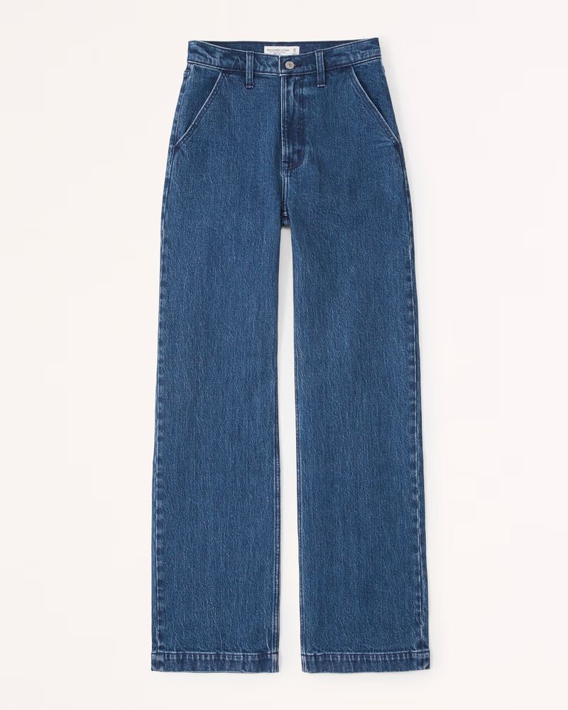 Women's High Rise 90s Relaxed Jean | Women's Bottoms | Abercrombie.com | Abercrombie & Fitch (US)