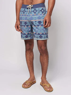 Doug Good Feather Boardshort (7") | Faherty