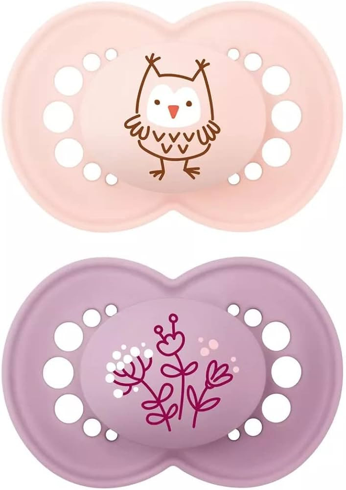 MAM Original Matte Baby Pacifier, Nipple Shape Helps Promote Healthy Oral Development, 2 Pack, Gi... | Amazon (US)