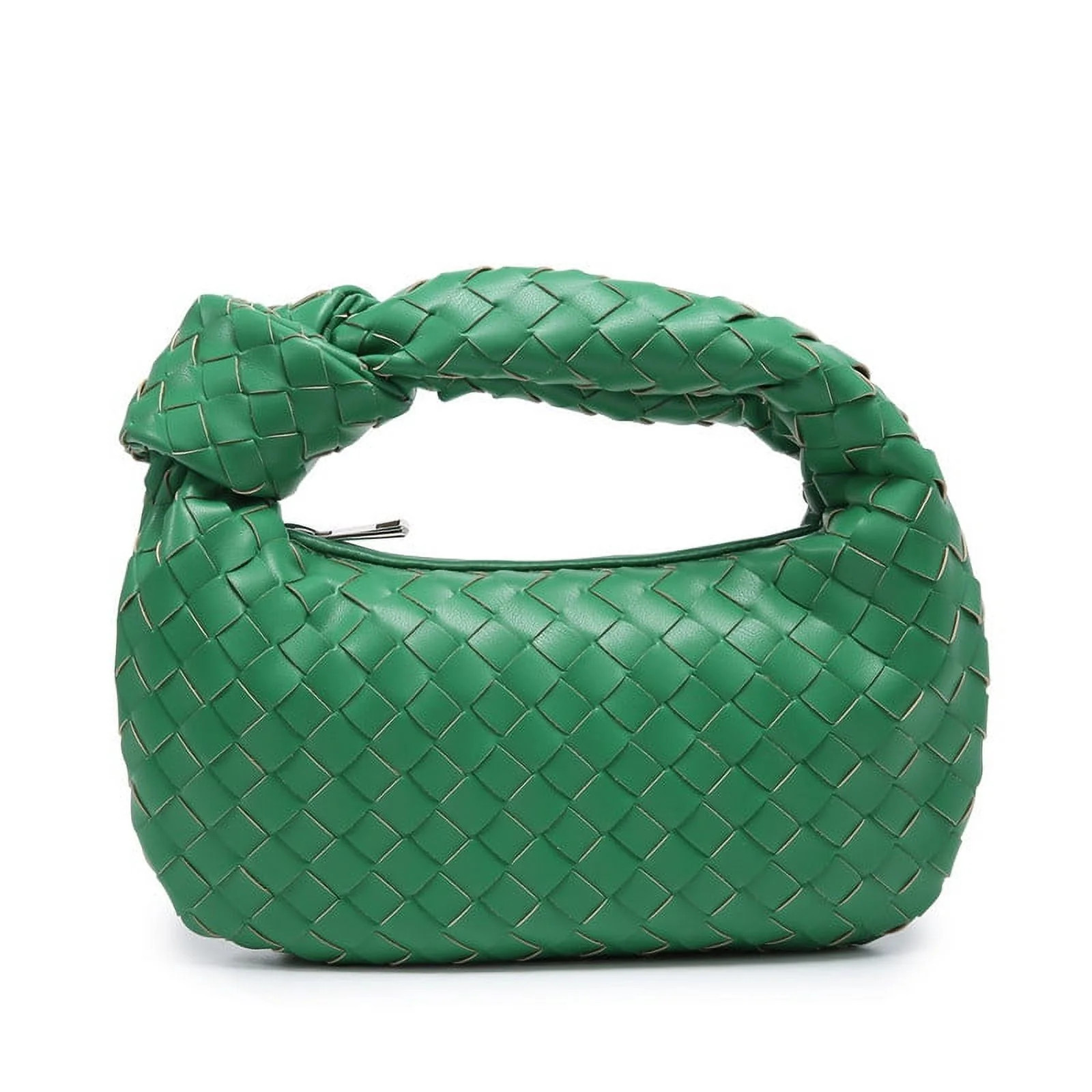 Gomayee Knoted Woven Handbag for Women Fashion Designer Ladies Hobo Bag Bucket Purse Faux Leather... | Walmart (US)