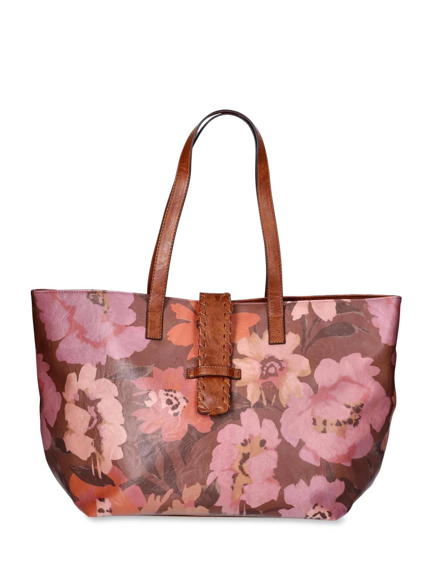 The Pioneer Woman Floral Printed Tab Tote Bag, Women's | Walmart (US)