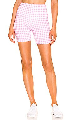 onzie Bike Short in Rosette Gingham from Revolve.com | Revolve Clothing (Global)