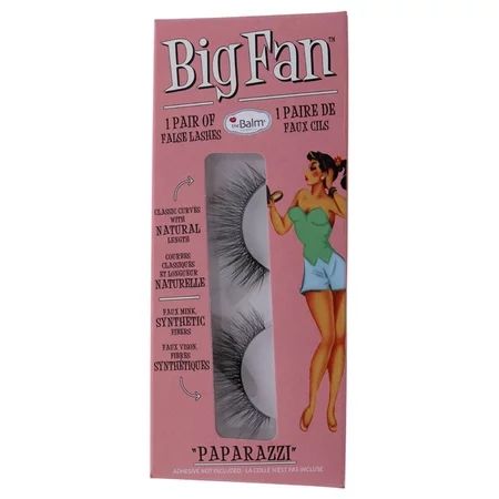 Big Fan Paparazzi - Natural by the Balm for Women - 1 Pair Eyelashes | Walmart (US)