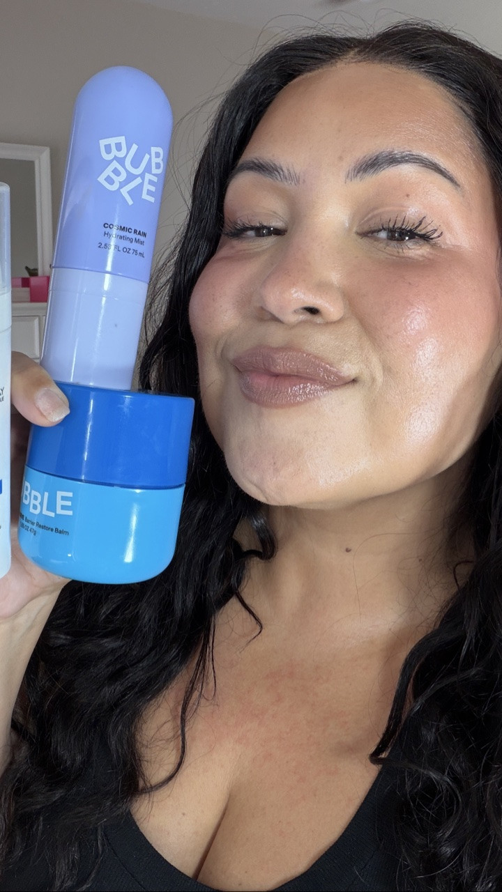 Over 50 ALL Drugstore skin prep routine. 
1. @bubble Cosmic Rain Hydrating Mist
2. Bubble Soft Swerve Barrier Restore Balm
3. SPF 50 @larocheposayusa Anthelios UV Hydra Daily Invisible Sunscreen 

You can always find my recommendations in my bio/LTK
#matureskinmakeup #affordableskincare #skinprep #drugstoreskincare #drugstoremakeup

#LTKBeauty #LTKOver40