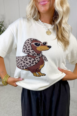 Diva Weenie Short Sleeve Sweater | Poppy Jane
