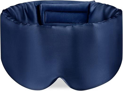 OLESILK 100% Mulberry Silk Sleep Mask Eye Mask with Adjustable Headband for Men and Women, Large ... | Amazon (DE)