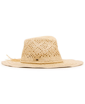 Steve Madden Mixed Pattern Western Panama Hat - Macy's | Macy's