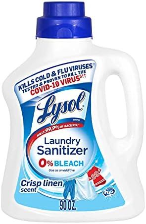 Lysol Laundry Sanitizer Additive, Crisp Linen, 90oz, Packaging May Vary | Amazon (US)