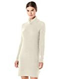 Amazon Brand - Daily Ritual Women's Wool Blend Turtleneck Sweater Dress, Pale Heather, X-Large | Amazon (US)