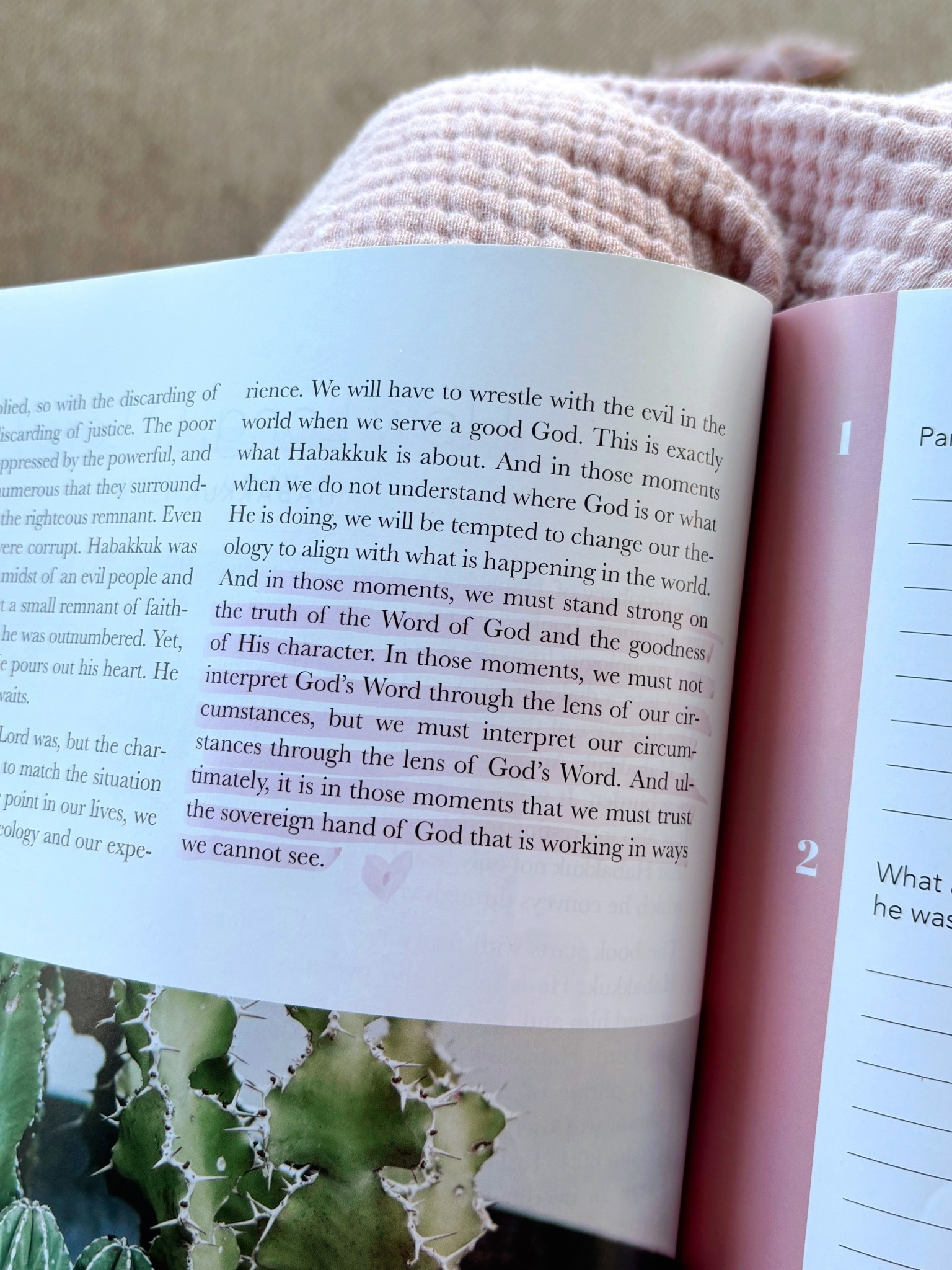 Even if Bible study from the book of Habakkuk! 
Been doing this Bible study about going through tough times and leaning on the promises of who God is and His character!

#biblestudy 

#LTKHome #LTKFindsUnder50 #LTKFamily
