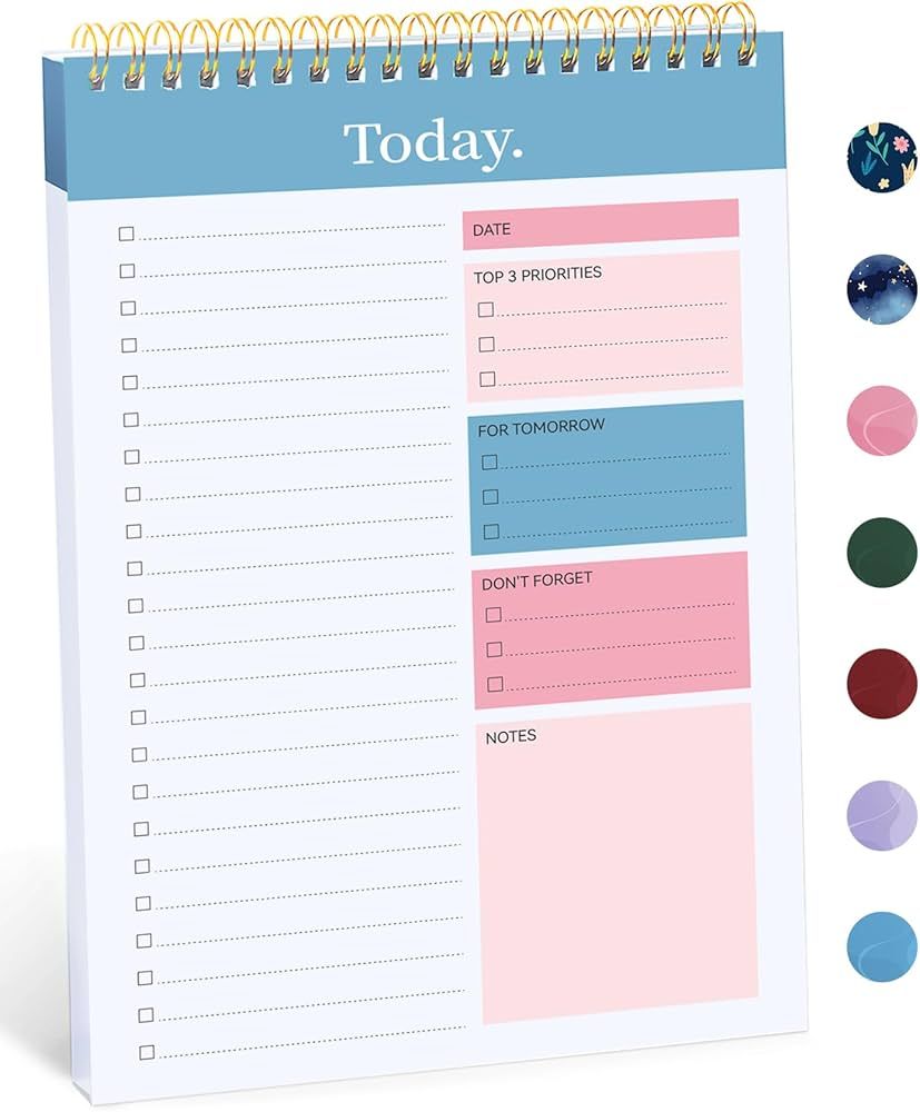 To Do List Pad - To Do List Notebook for Work with 52 Sheets, Undated Daily Planner Perfect for D... | Amazon (US)