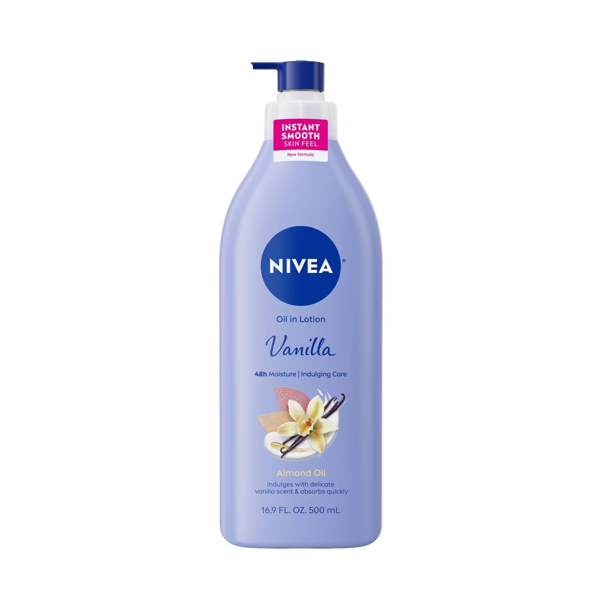Nivea Oil Infused Body Lotion with Vanilla and Almond Oil - 16.9 fl oz | Target