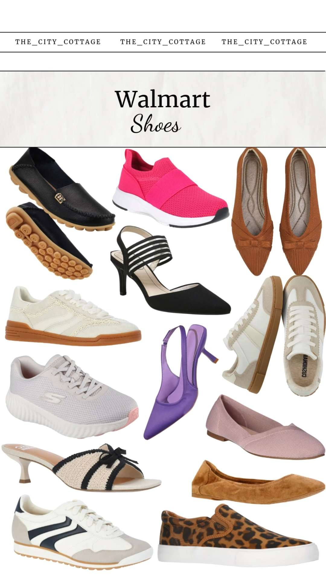 Your entire shoe rotation just got an upgrade 👟✨ 

Walmart is seriously delivering on cute, comfortable, and wearable styles for every part of your life.

From chic kitten heels + slingbacks for dressy moments, to classic ballet flats, effortless loafers, and everyday sneakers you can actually walk in all day 🤍 

Whether you’re heading to work, running errands, traveling, or dressing up for a night out—this lineup has you covered.

Think neutral tones, minimal silhouettes, and comfort-first styles that still look put together. 

The best part? Everything gives that elevated, on-trend vibe without the high price tag 💅

#LTKStyle #LTKFinds #WalmartFashion #WalmartFinds #ShoeCollection #EverydayShoes #ComfortStyle #CasualChic #BalletFlats #SneakerStyle #WorkwearStyle #AffordableFashion #ItGirlStyle #MinimalChic #NeutralStyle #OnTrendStyle #OutfitEssentials #CapsuleWardrobe #ViralFinds #FashionInspo 

 #LTKMothersDay #LTKActive #LTKTravel