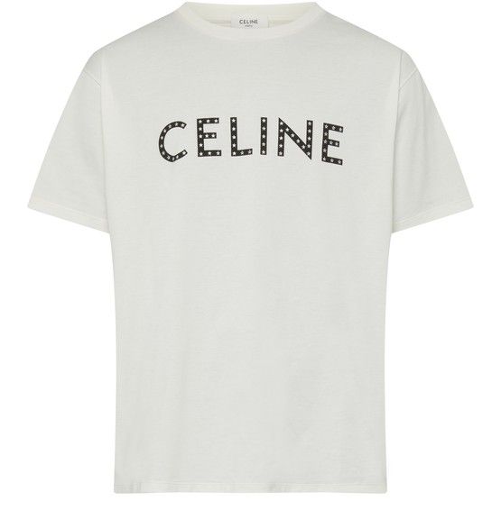 CELINELoose celine cotton jersey t-shirt with rhinestones | 24S (APAC/EU)