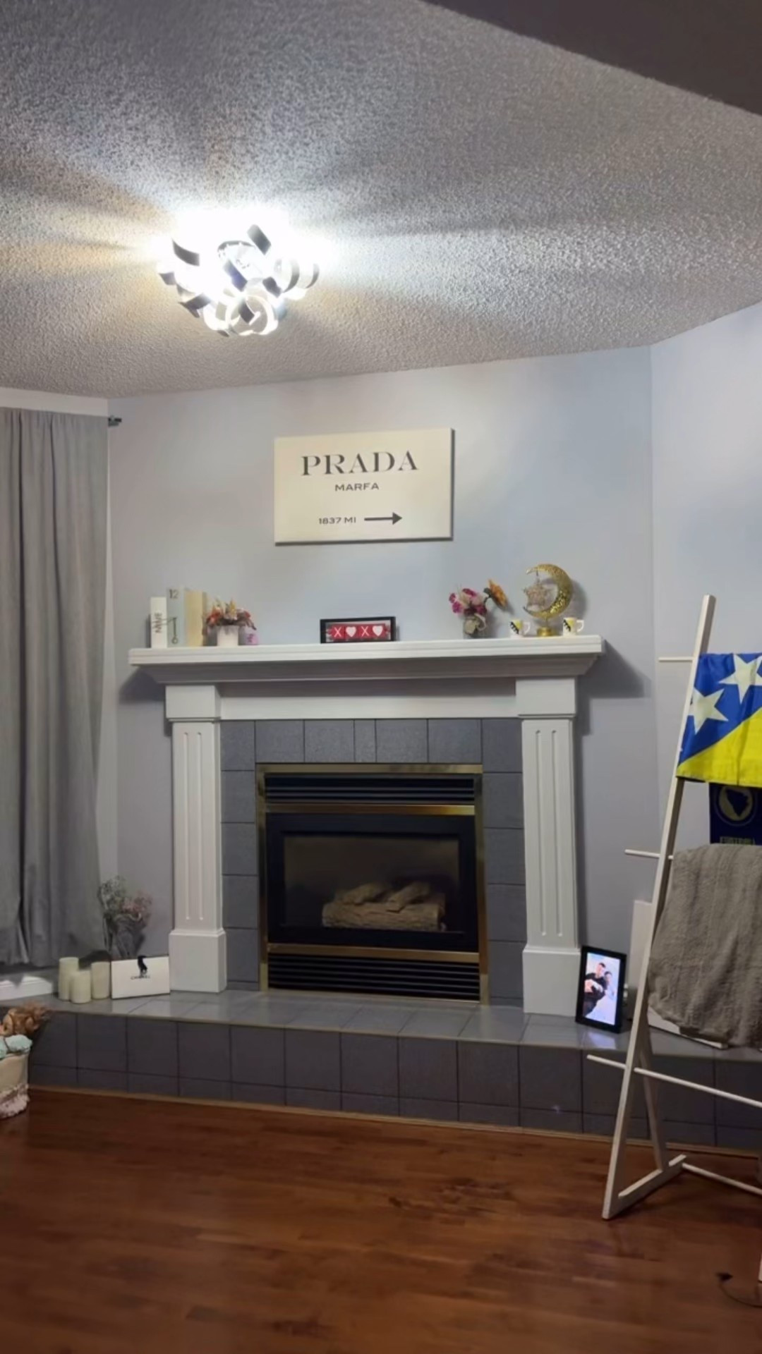 Holiday is taking shape here. We have a fire place and I was so excited to put our stockings up this year. 

#LTKhome #LTKholiday