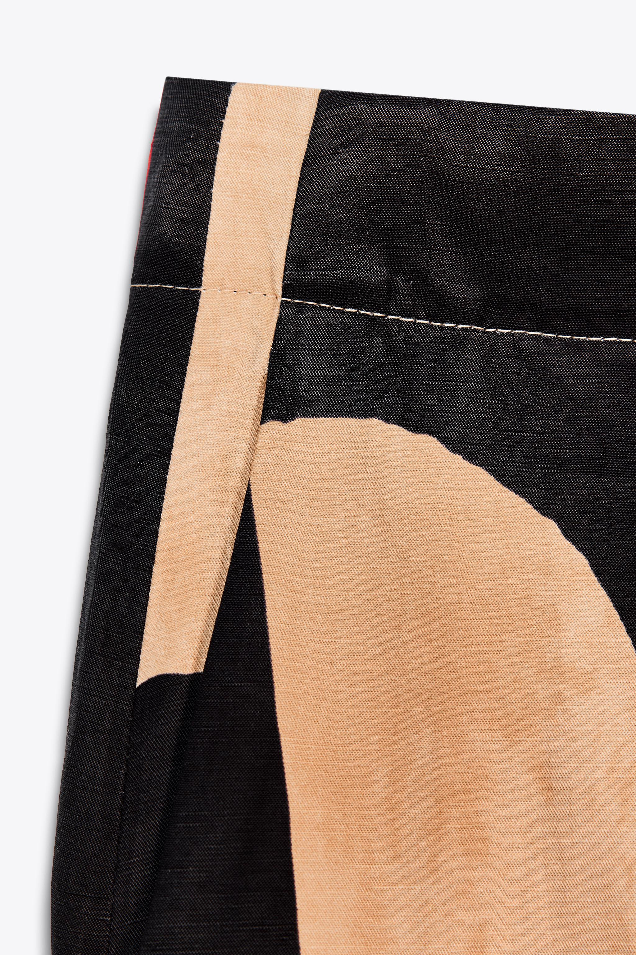 ZARA WOMAN COLLECTIONMid-rise pants made of viscose blend yarn with 21% linen. Side pockets. Stra... | Zara US