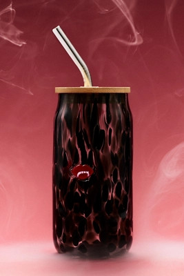 Mystic Halloween Icon Juice Glass Tumbler with Lid | Anthropologie (US)