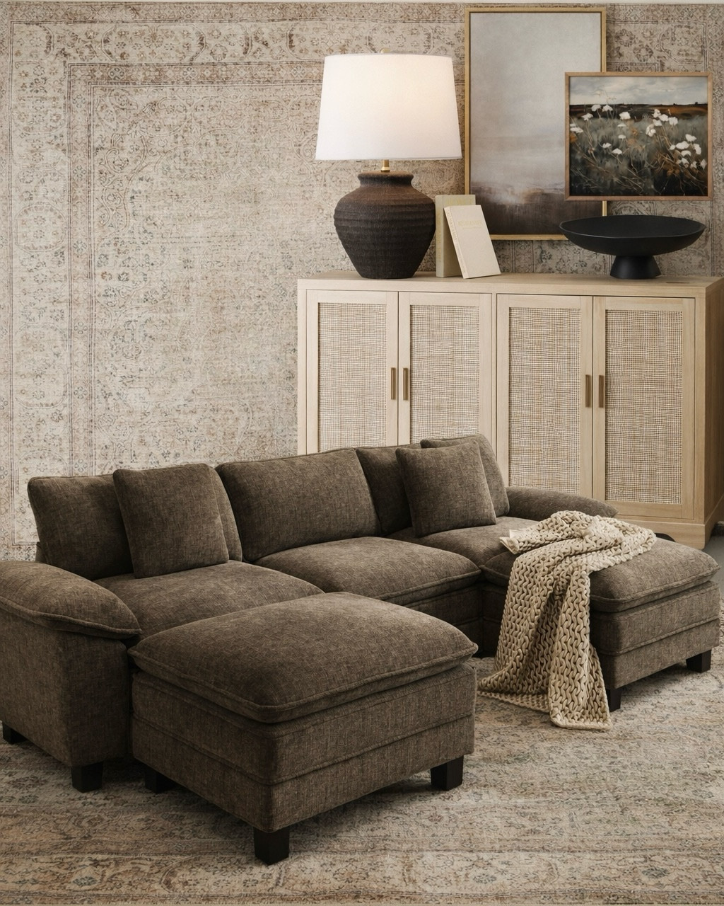 Living Room Finds You’ll Actually Use 🤎

Follow @farmtotablecreations on Instagram for more home finds and styling ideas.

These are the kind of pieces that instantly warm up a space without overthinking it. The cozy sectional is perfect for everyday lounging, paired with a soft neutral rug that grounds the whole room. I love mixing in a light wood cabinet for texture, then layering in simple decor like framed art, a statement lamp, and a bowl for that collected, lived-in feel. Everything here works together to create a calm, inviting living room you’ll want to stay in all day.

#sectional #livingroomrug #pillows #rugs #livingroomfurniture

#LTKSaleAlert #LTKHome