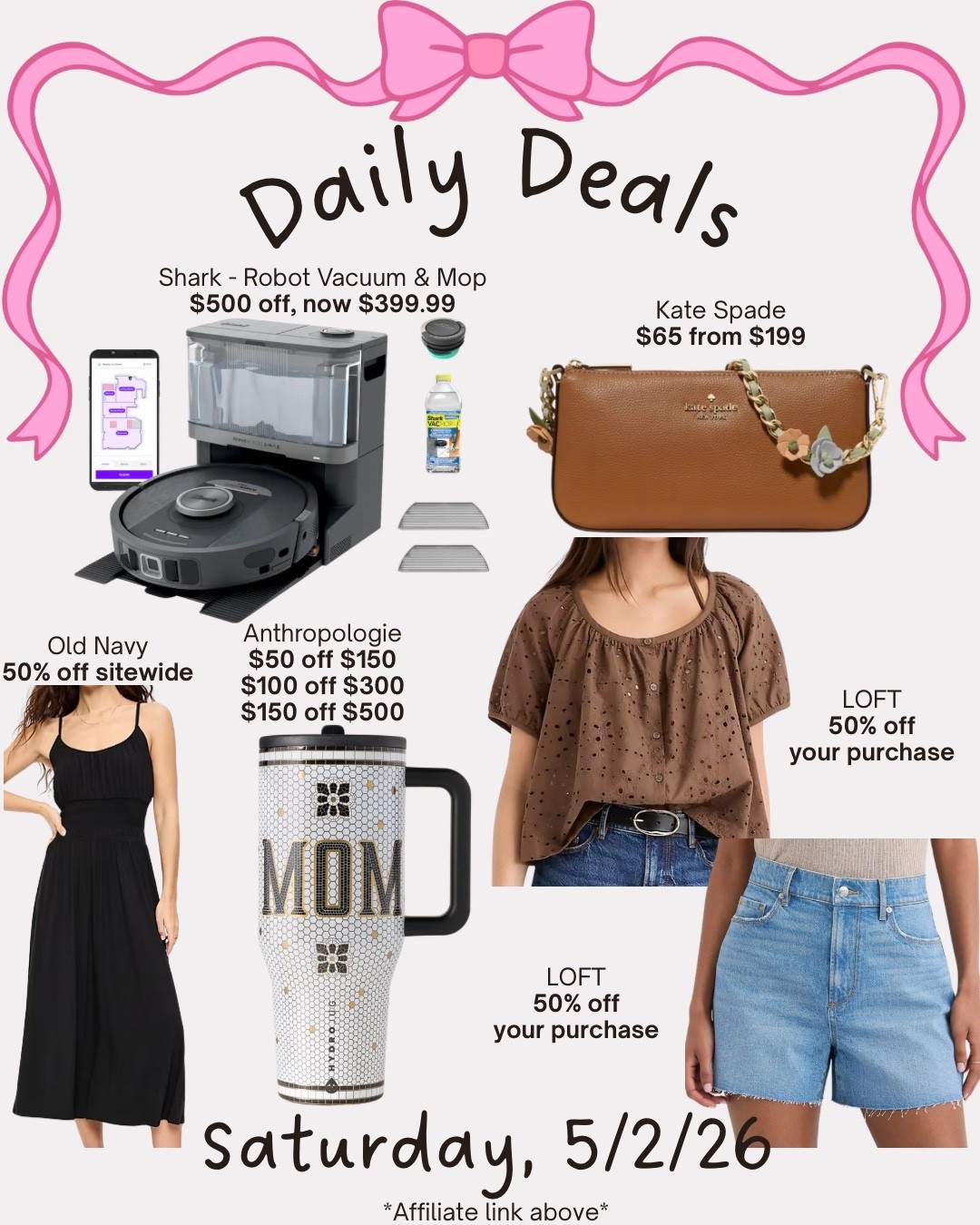 Daily deals 

#LTKMothersDay #LTKSeasonal #LTKSaleAlert