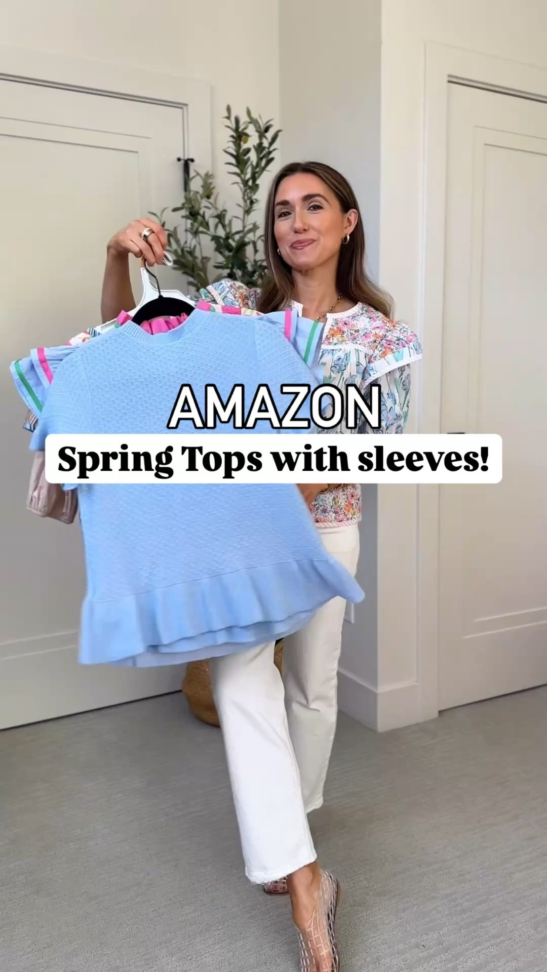 Amazon Spring Tops all with sleeves! These all look so high-end you won't believe they're from Amazon!!
**I linked my white jeans too- these have been a top fave of mine for 2 years now!!
Spring fashion, summer outfit, white jeans, petite fashion, over 30 style, affordable fashion, vacation outfit, Mother's Day outfit 

#LTKPetite #LTKootd #LTKMothersDay
