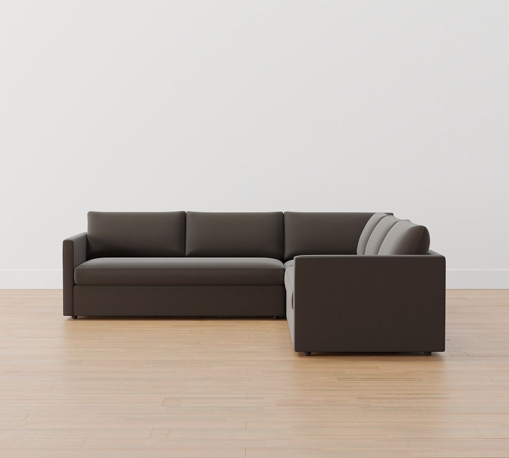 Union Upholstered 3-Piece L-Sectional | Pottery Barn (US)