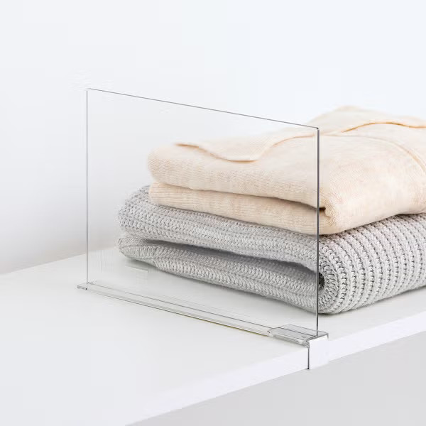 Everything Organizer Shelf Divider | The Container Store