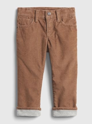 Toddler Lined Corduroy Pants | Gap (US)
