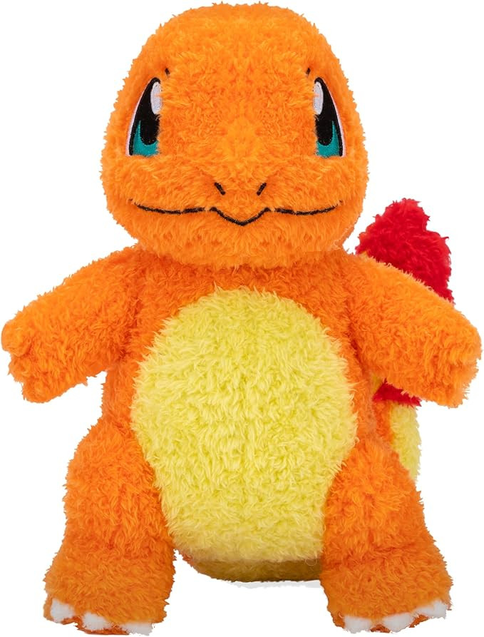 Pokemon Cuddly Charmander Plush - 8-Inch Soft Shaggy Plush with Authentic Details | Amazon (US)