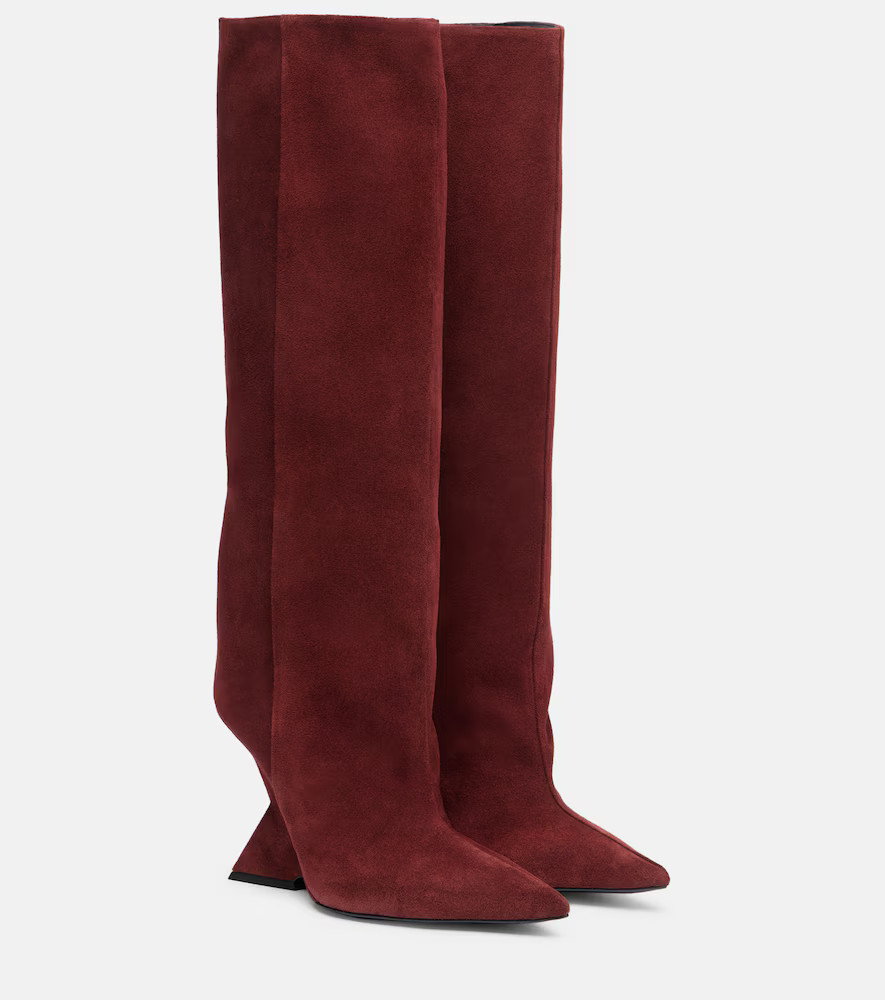 The Attico Cheope 105 suede knee-high boots | Mytheresa (US/CA)