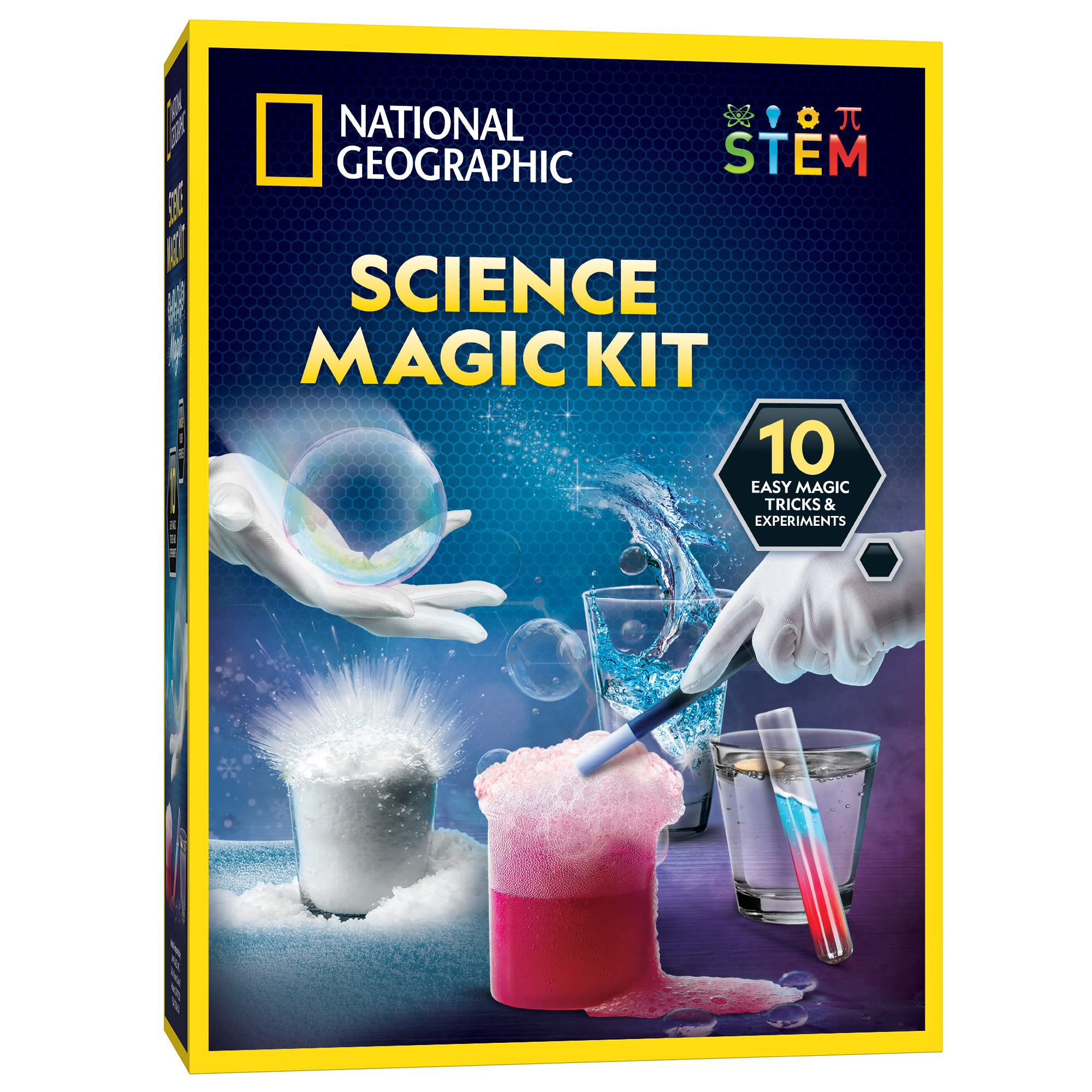 National Geographic Magic Chemistry Set – Science Kit for Kids with 10 Amazing Magic Tricks, ST... | Amazon (US)