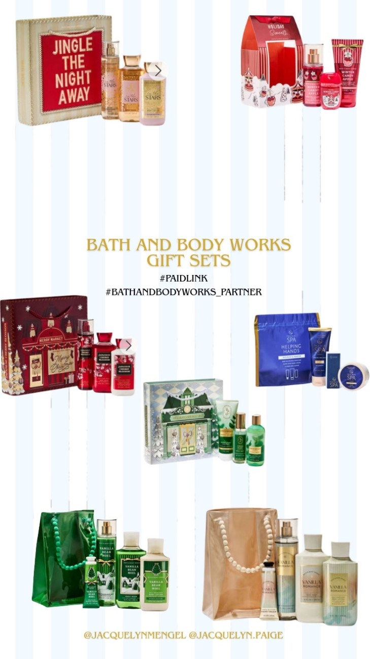 #PaidLink  #bathandbodyworks_partner Bath and Body Works picks for the holidays ! Gift sets make it easy, here’s my favorites ! 


#LTKBeauty #LTKGiftGuide #LTKHoliday