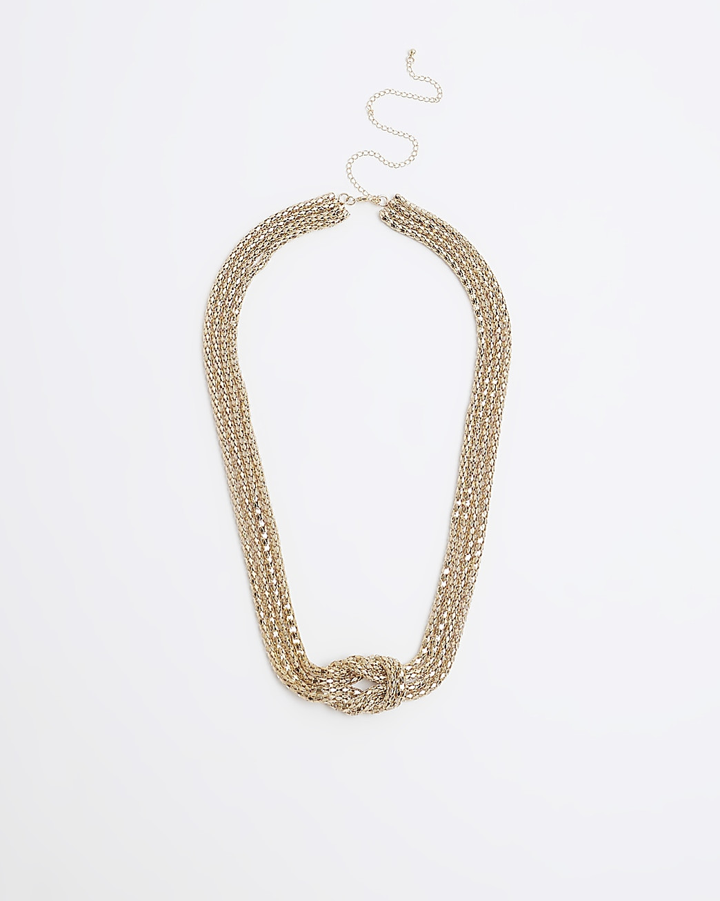 Gold knot belly chain | River Island (UK & IE)