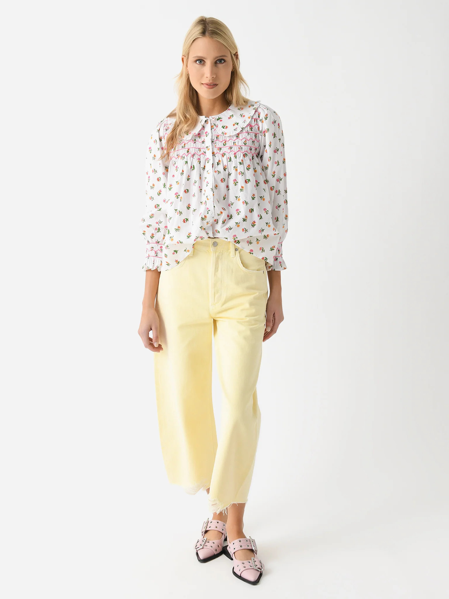 CITIZENS OF HUMANITY
                      
                     Women's Ayla Raw Hem Crop Jean | Saint Bernard