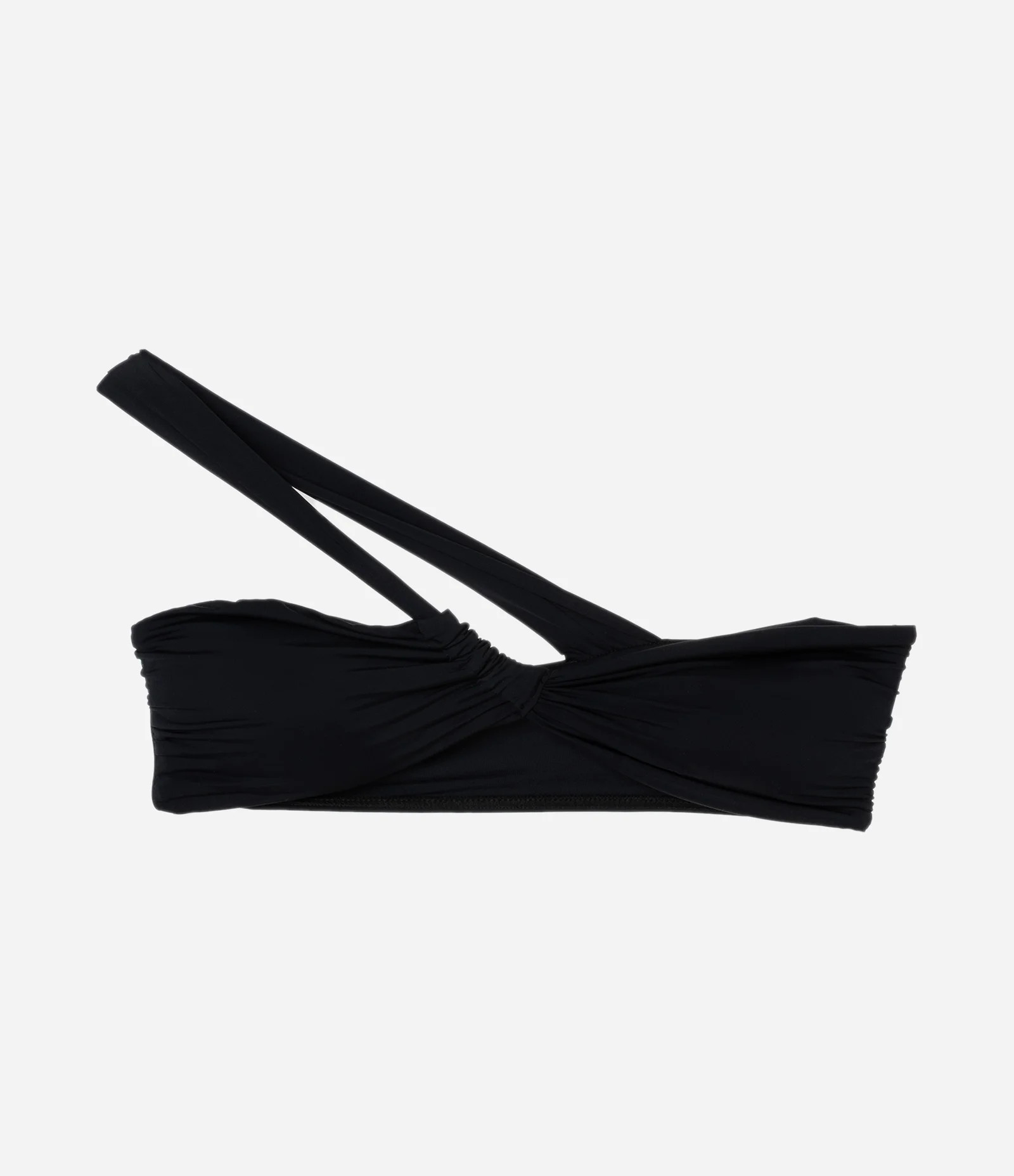 Biquíni Top Bandeau em Microfibra com Alça Transpassada Preto - Lojas Renner | Renner (BR)