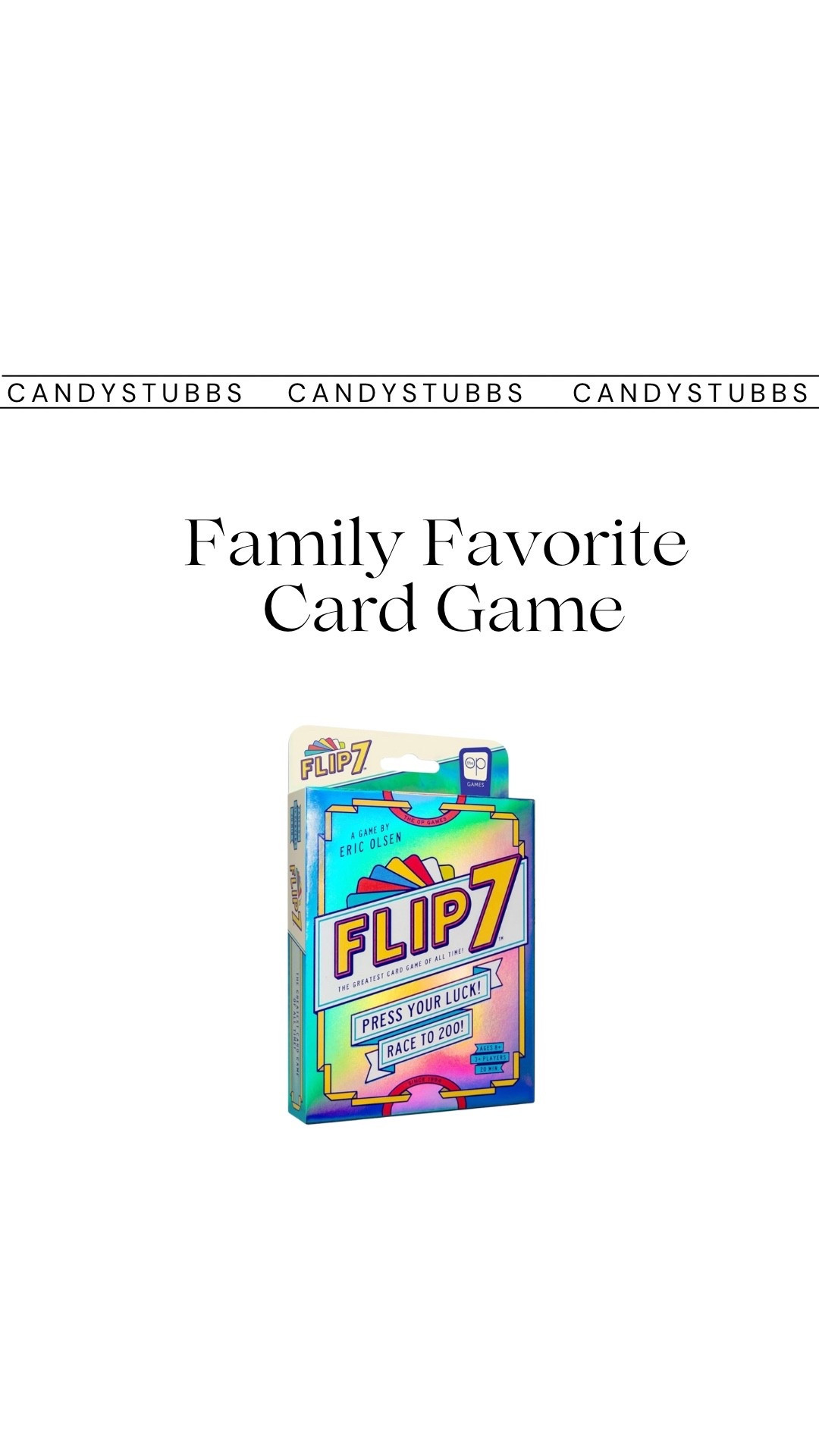 Family card game

#LTKFamily #LTKParties