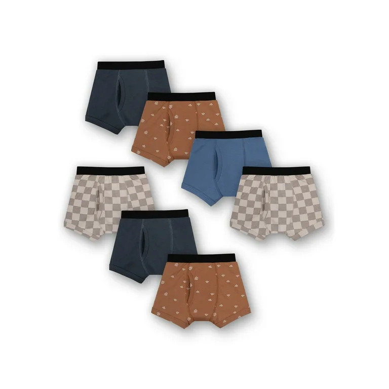 Little Star Organic Toddler Boy 7Pk Boxer Brief, Size 2T-5T | Walmart (US)