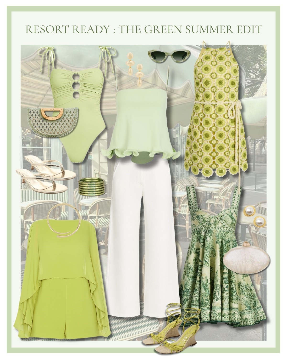 Resort Ready: The Green Summer Edit 💚 The prettiest shades of green for vacations, brunch, beach days, and summer nights.

summer outfits, resort wear, vacation outfits, green fashion, vacation style, beach vacation, resort style, summer dresses, swimsuits, matching sets, brunch outfit, vacation capsule, summer style, chic summer outfits, summer wardrobe, resort vacation, green outfits, women’s fashion

#LTKootd #LTKSeasonal #LTKTravel
