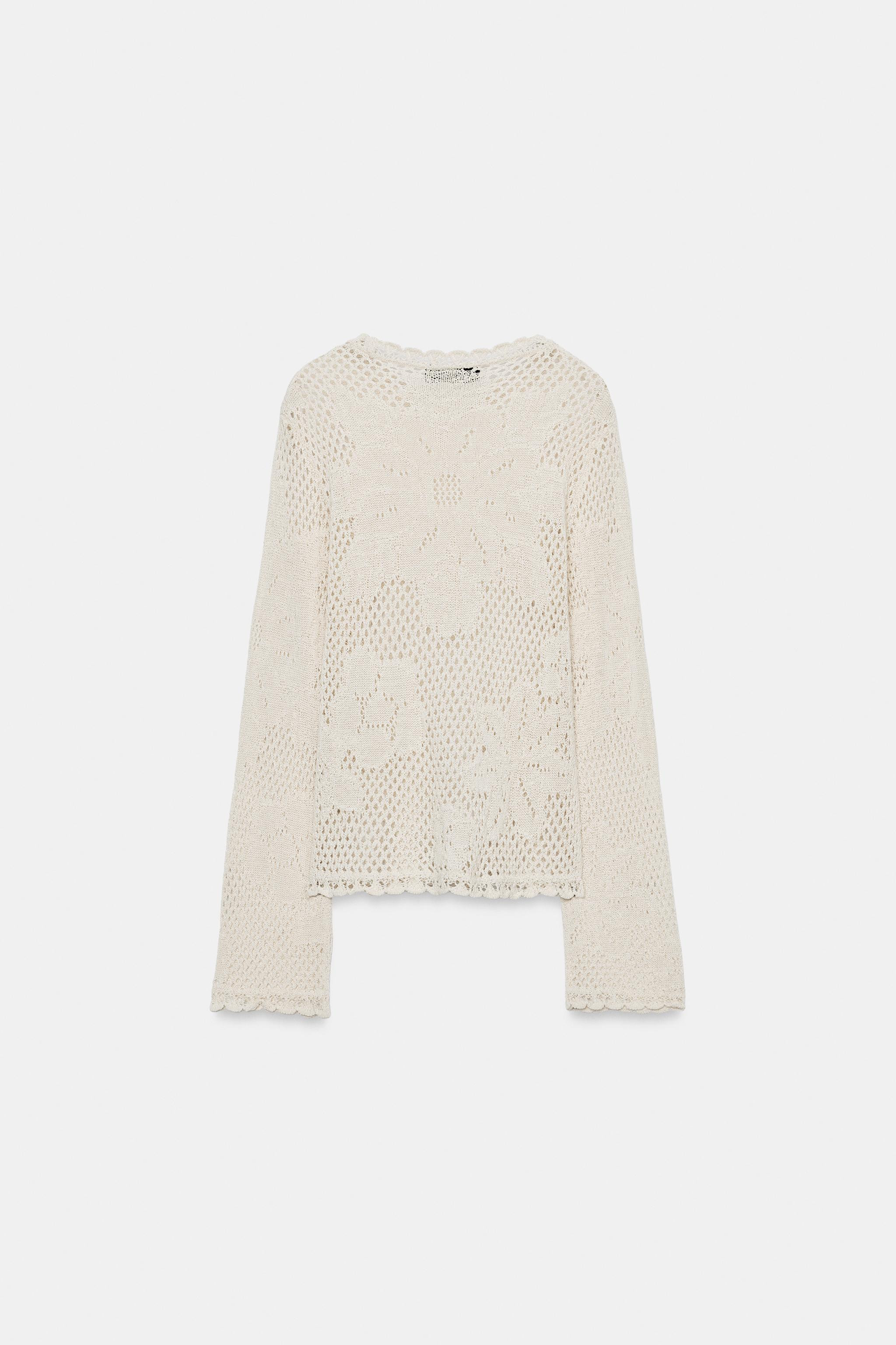 POINTELLE-STRICKPULLOVER | Zara DE