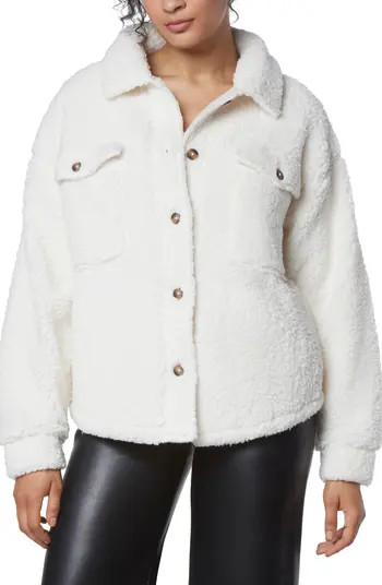 Marc New York Performance Textured Fleece Shirt Jacket | Nordstrom | Nordstrom