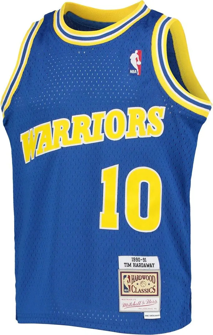 Mitchell & Ness Youth Mitchell & Ness Tim Hardaway Royal Golden State Warriors 1990/91 Hardwood C... | Nordstrom