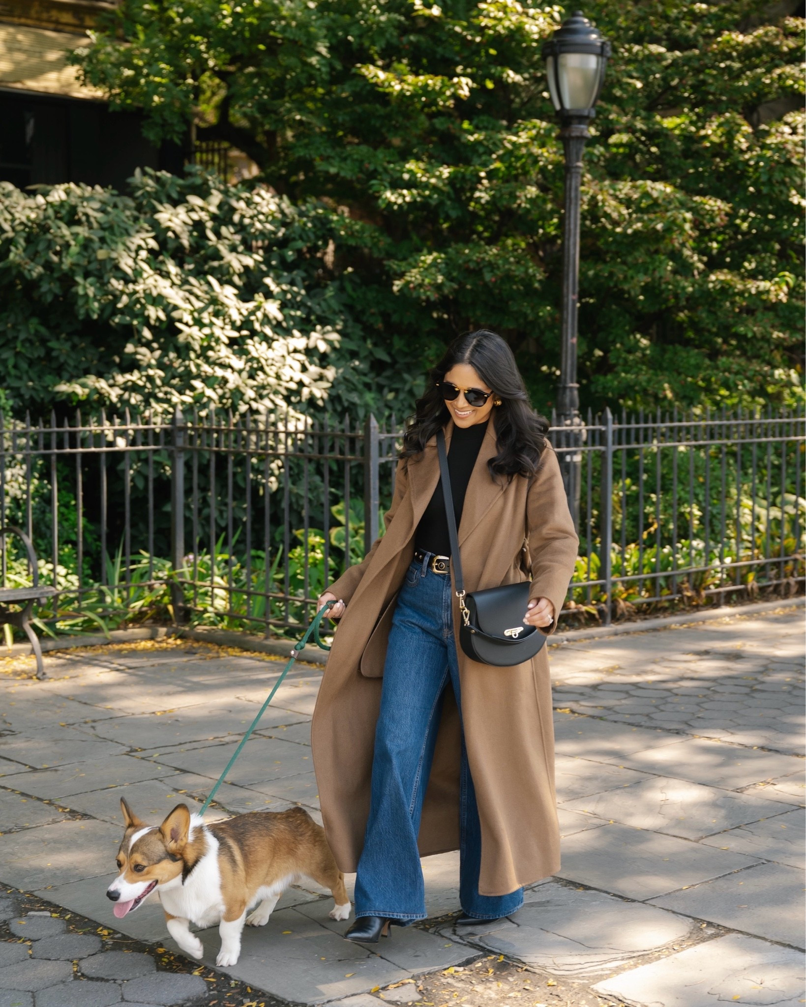 My @abercrombie high-rise wide leg jeans are on sale + take an extra 15% OFF with code: DENIMAF 
How gorgeous is my Sophia Bag that I designed with @giginewyork! 20% OFF with code: HAUTE20

#LTKSaleAlert #LTKootd