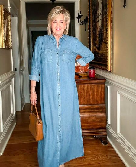 Long Chambray Shirtdress Size 10 | Women’s Flats TTS | Work Outfits | Business Casual | Spring Style 

#LTKworkwear #LTKstyletip #LTKover40